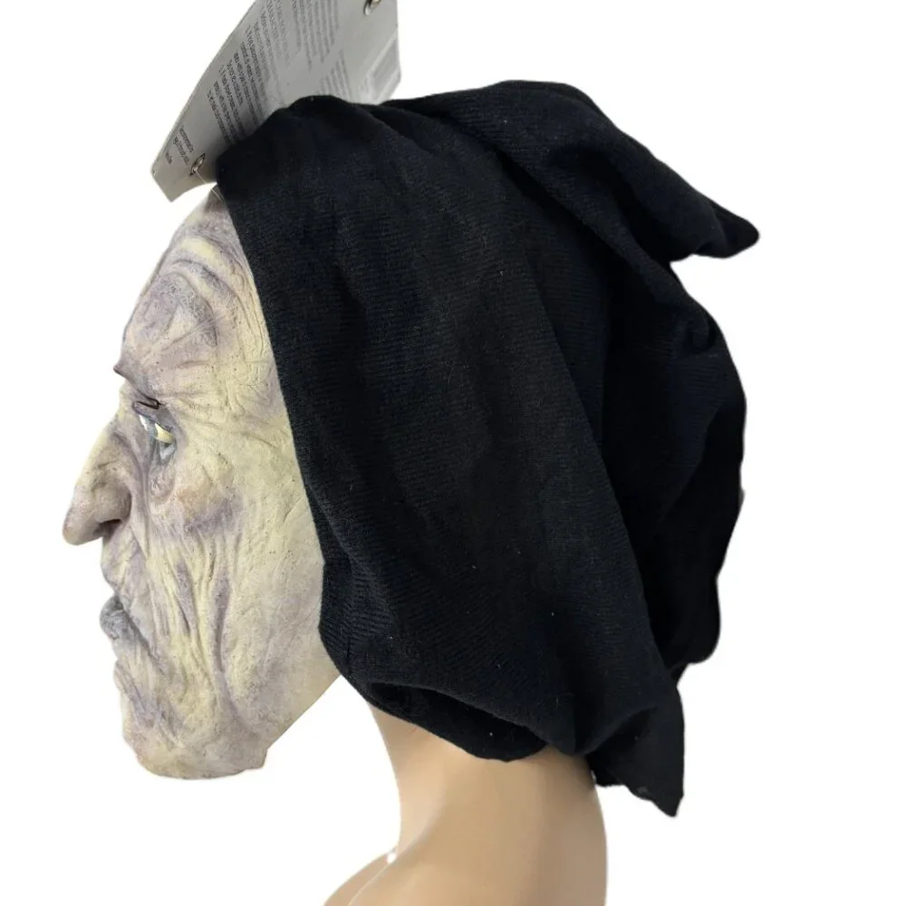 Disguise Fright Asylum Hooded Zombie Halloween Monster Mask NOS – NWT